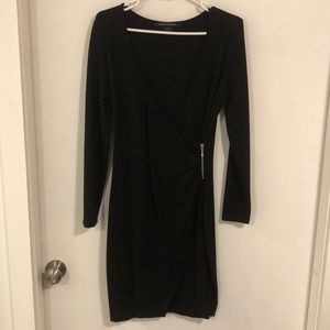 Black Wrap Dress